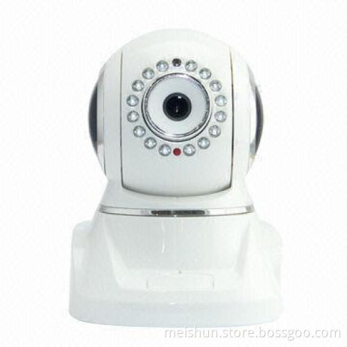 IP Camera with IR Night Vision, Supports Wired and Wireless Network, Alarm Function, HD 1280 x 720P